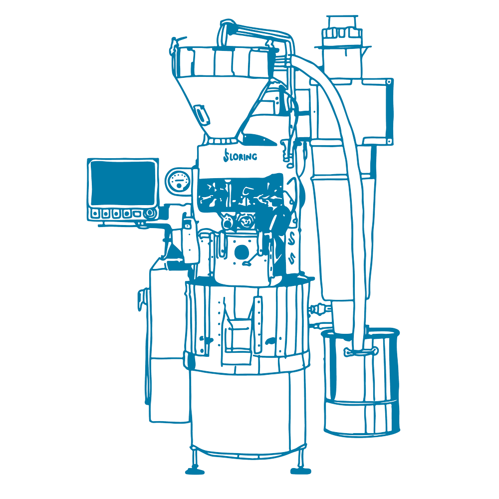 loring roasting machine 